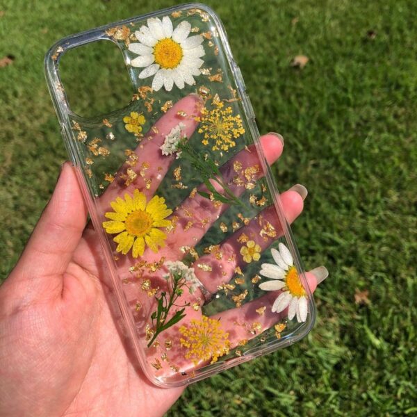 Custom Resin Design Phone Cover – Handmade Protective Case